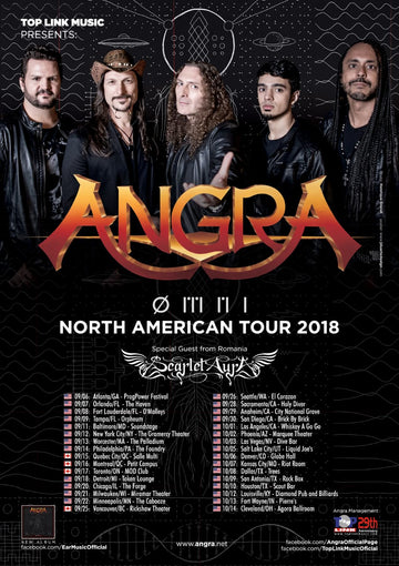Brazilian Gruv Gear Artists From Angra Set To Tour North America