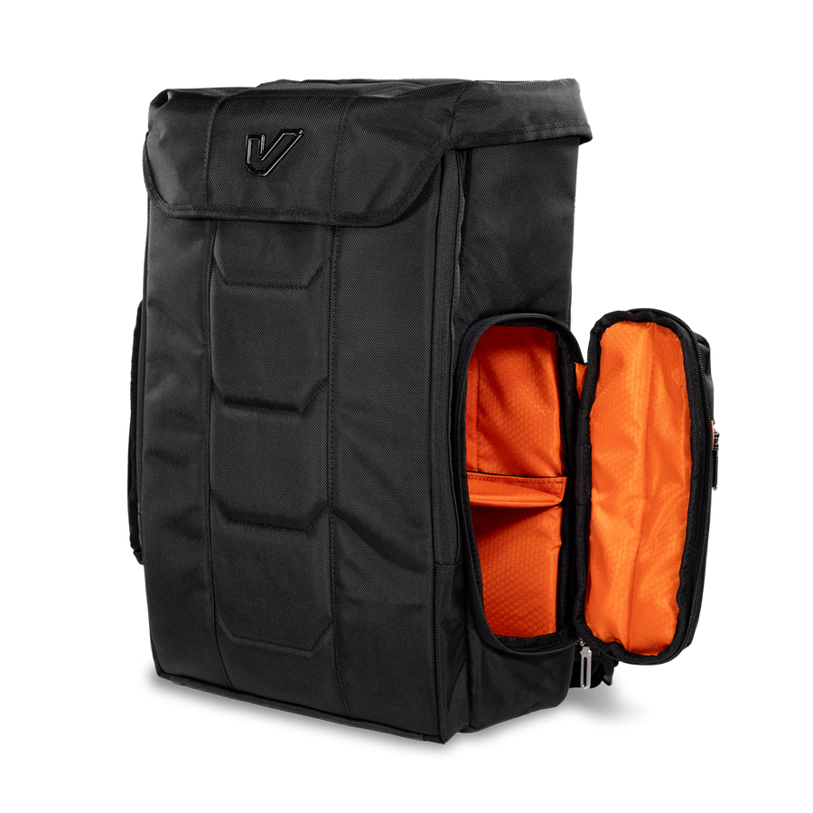 gruv gear Gruv Gear Stadium Bag Tech Backpack, Black/Orange