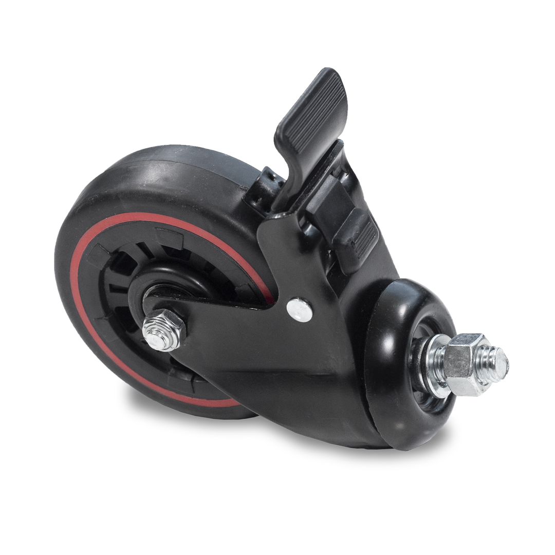 4" Total Lock Caster/Wheel for AMG 750 cart Gruv Gear Krane